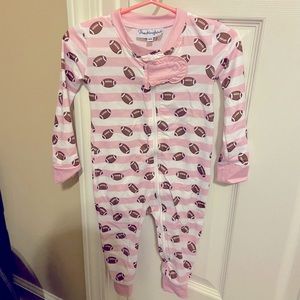 Smockingbird Football Onesie